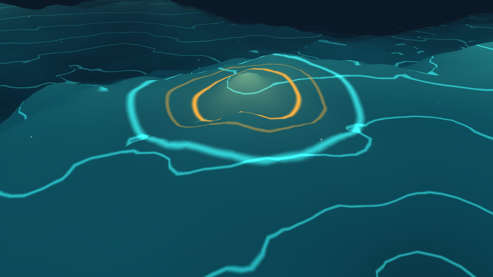Object lying on the seabed